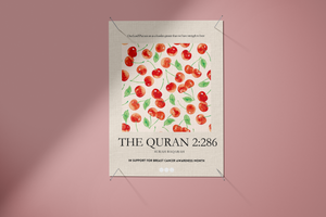 Open image in slideshow, The Quran 2:286 Red Cherries
